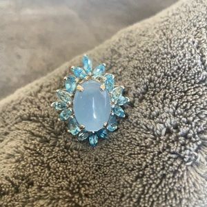 Ring with matching earrings